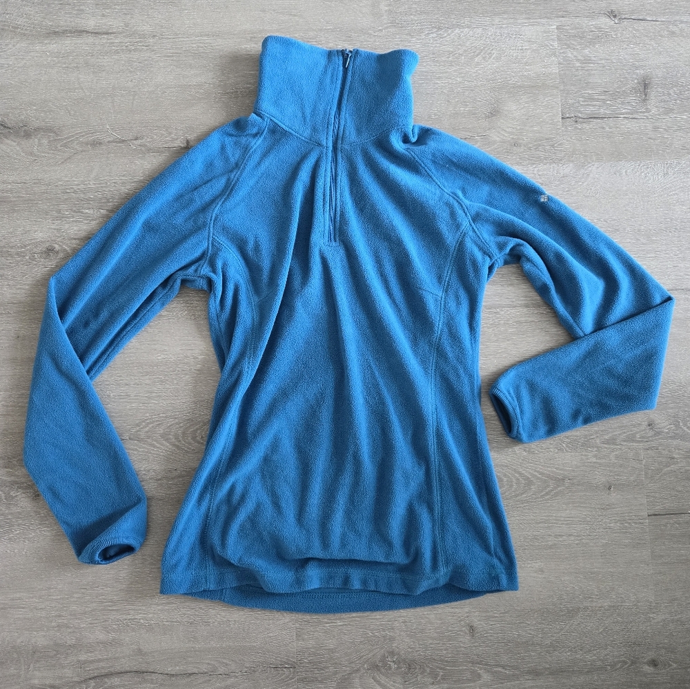 Green Blue Columbia pullover sweater